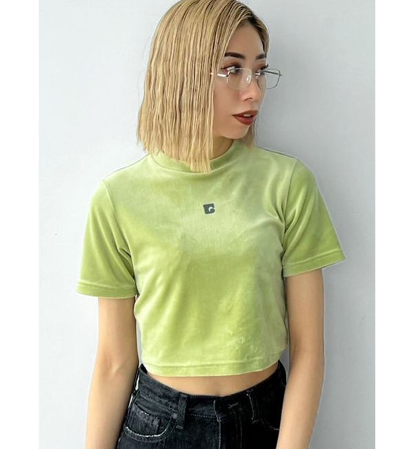 EMODA「ハイネックベロアトップス」|Tシャツ・カットソー|