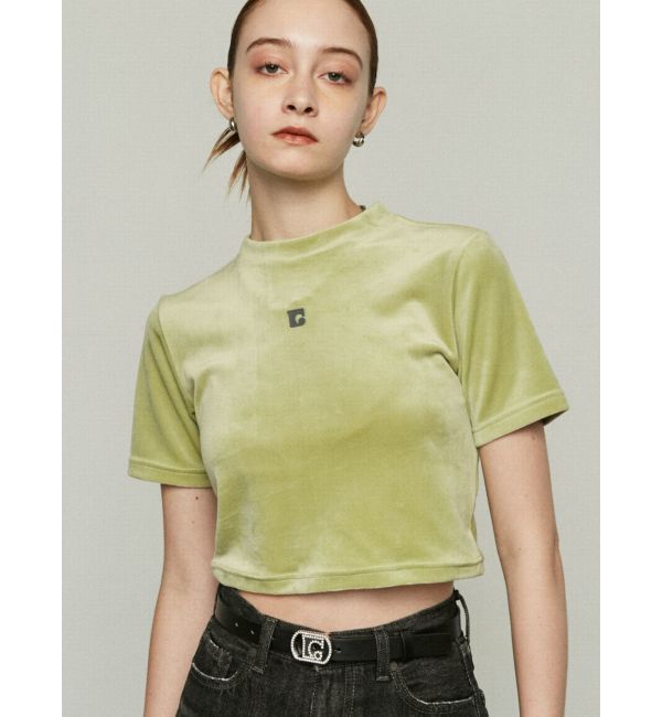 EMODA「ハイネックベロアトップス」|Tシャツ・カットソー|