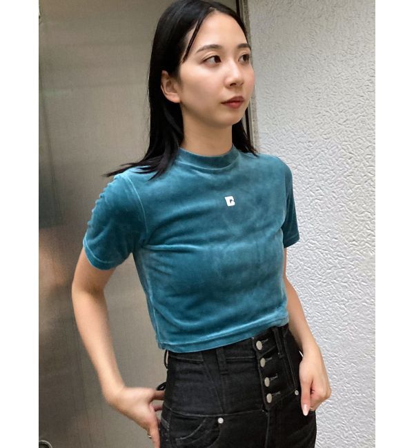 EMODA「ハイネックベロアトップス」|Tシャツ・カットソー|