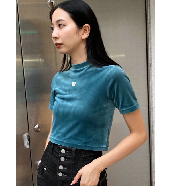 EMODA「ハイネックベロアトップス」|Tシャツ・カットソー|
