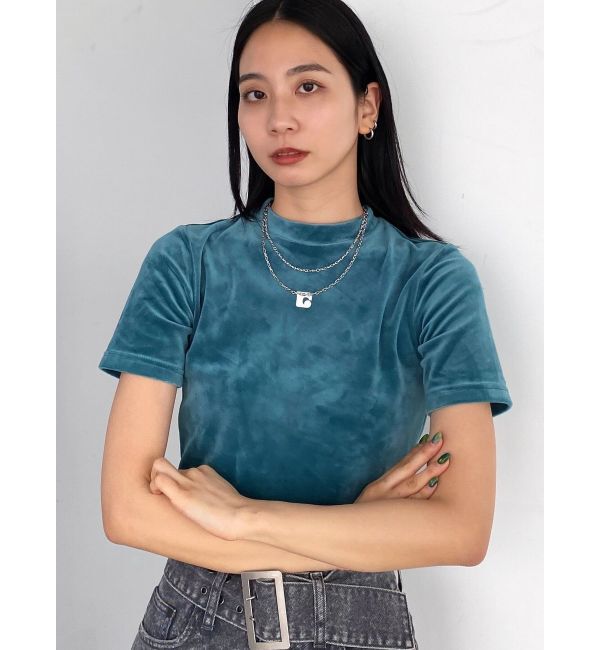 EMODA「ハイネックベロアトップス」|Tシャツ・カットソー|