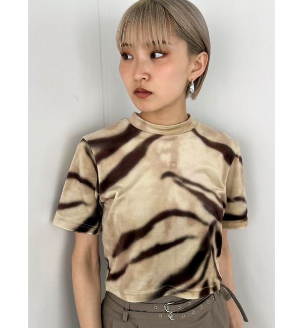 EMODA「ハイネックベロアトップス」|Tシャツ・カットソー|