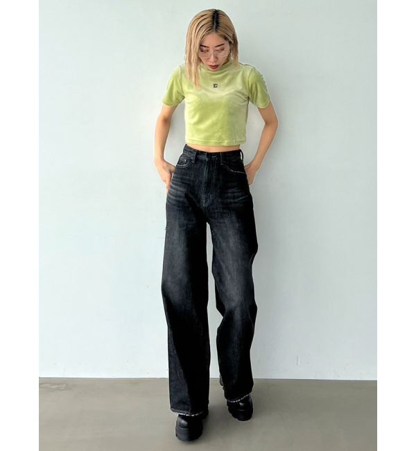 EMODA「ハイネックベロアトップス」|Tシャツ・カットソー|