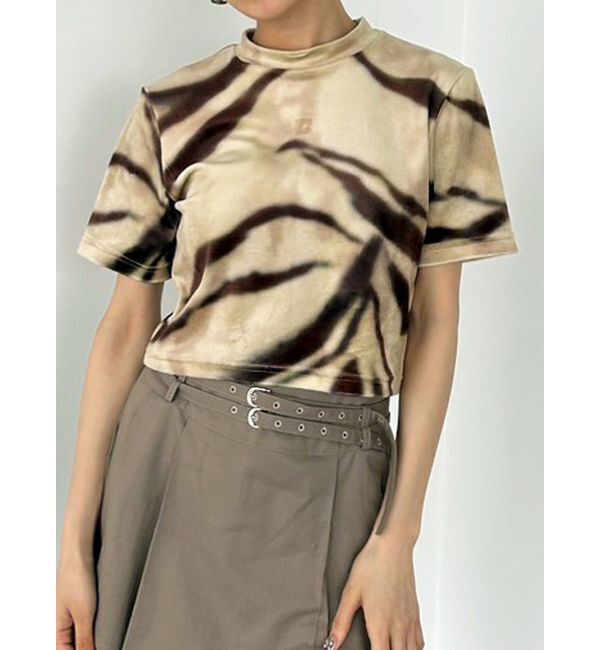 EMODA「ハイネックベロアトップス」|Tシャツ・カットソー|ミックス