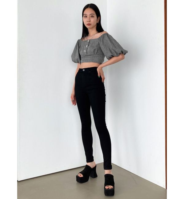 EMODA「ボックスEボタントップ」|シャツ・ブラウス|