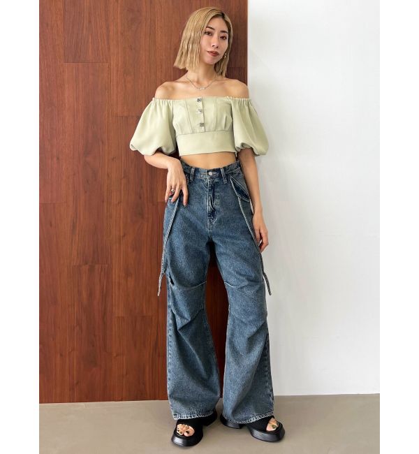 EMODA「ボックスEボタントップ」|シャツ・ブラウス|