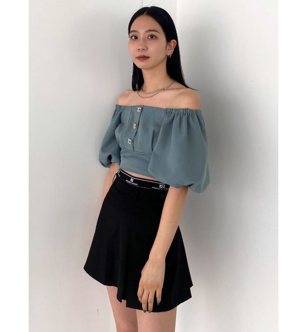 EMODA「ボックスEボタントップ」|シャツ・ブラウス|