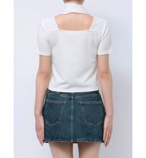 EMODA「スリムタイボタントップ」|Tシャツ・カットソー|