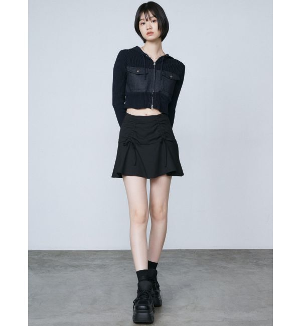 EMODA「ドッキングポケットニットパーカー」|ニット・セーター|