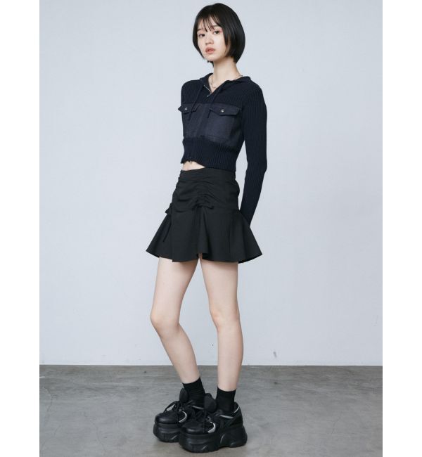 EMODA「ドッキングポケットニットパーカー」|ニット・セーター|