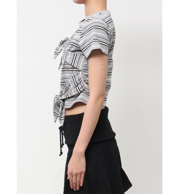 EMODA「ダブルリボンコンパクトTシャツ」|Tシャツ・カットソー|