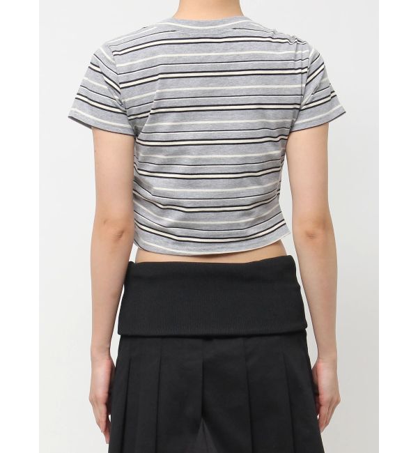 EMODA「ダブルリボンコンパクトTシャツ」|Tシャツ・カットソー|