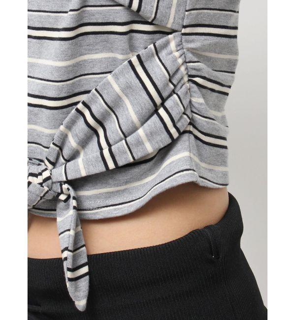 EMODA「ダブルリボンコンパクトTシャツ」|Tシャツ・カットソー|