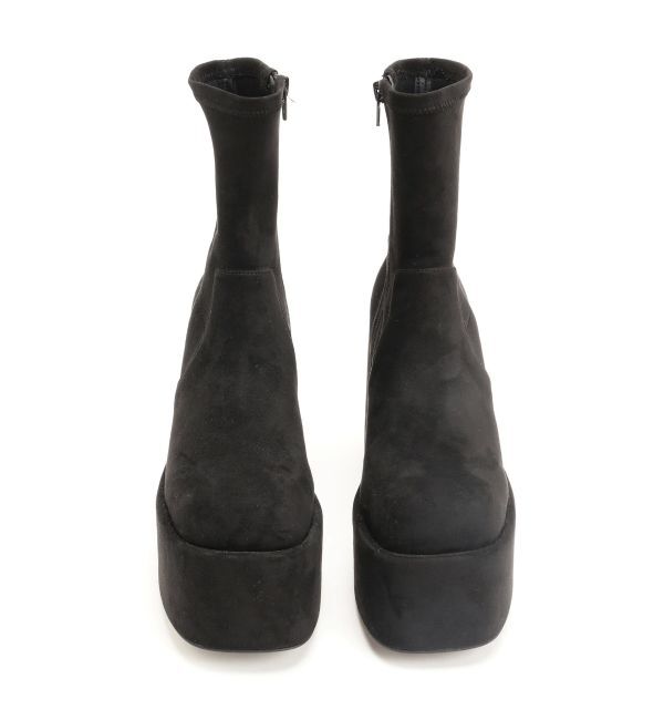 EMODA「バルキープランプショートフィットブーツ」|ショートブーツ|