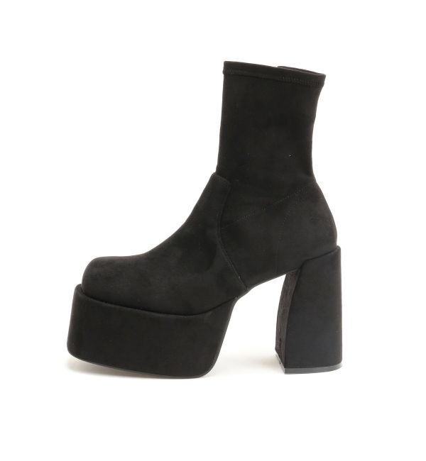 EMODA「バルキープランプショートフィットブーツ」|ショートブーツ|