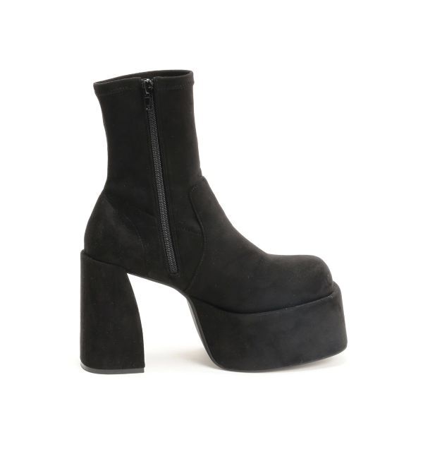 EMODA「バルキープランプショートフィットブーツ」|ショートブーツ|