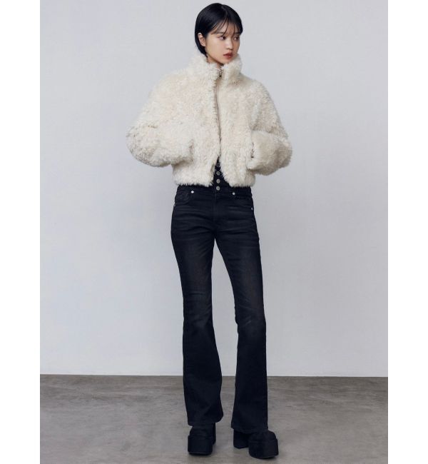 EMODA「バルキープランプショートフィットブーツ」|ショートブーツ|