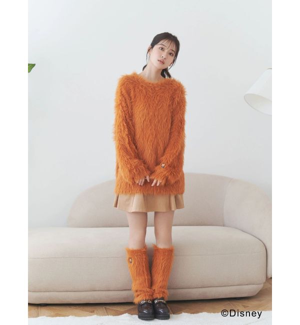 MERCURYDUO「【ディズニーコレクション】おしゃれキャット/ ロングシャギーレッグウォーマー」|レッグウォーマー|