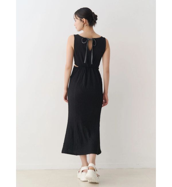 MERCURYDUO「【MERCURYDUO&times;AMPHI】カップ付きサイドカットアウトマーメイドワンピース」|ワンピース|