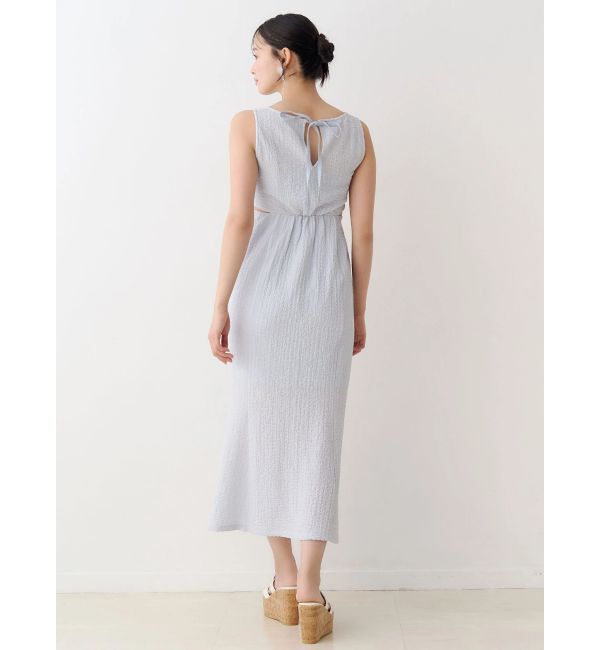 MERCURYDUO「【MERCURYDUO&times;AMPHI】カップ付きサイドカットアウトマーメイドワンピース」|ワンピース|