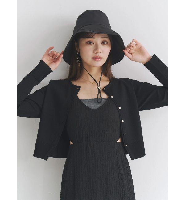 MERCURYDUO「【MERCURYDUO&times;AMPHI】カップ付きサイドカットアウトマーメイドワンピース」|ワンピース|