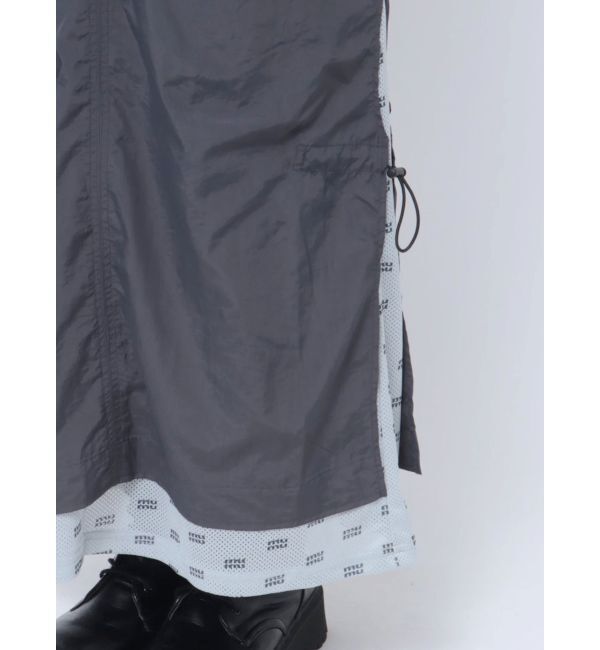 MURUA「メッシュロゴカーゴワンピース」|ワンピース|