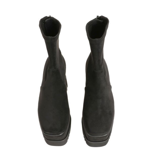 MURUA「プラットフォームスエードブーツ」|ショートブーツ|