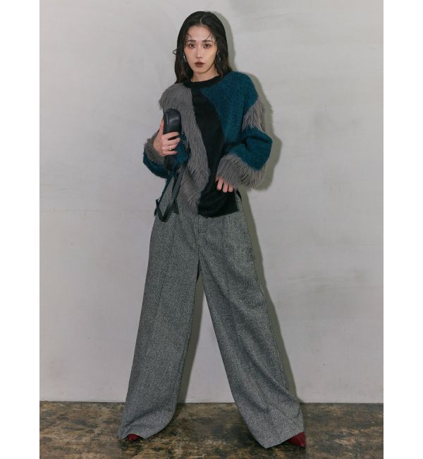 MURUA「【YUKKOコラボ】MIXヤーンチュニックニット」|ニット・セーター|