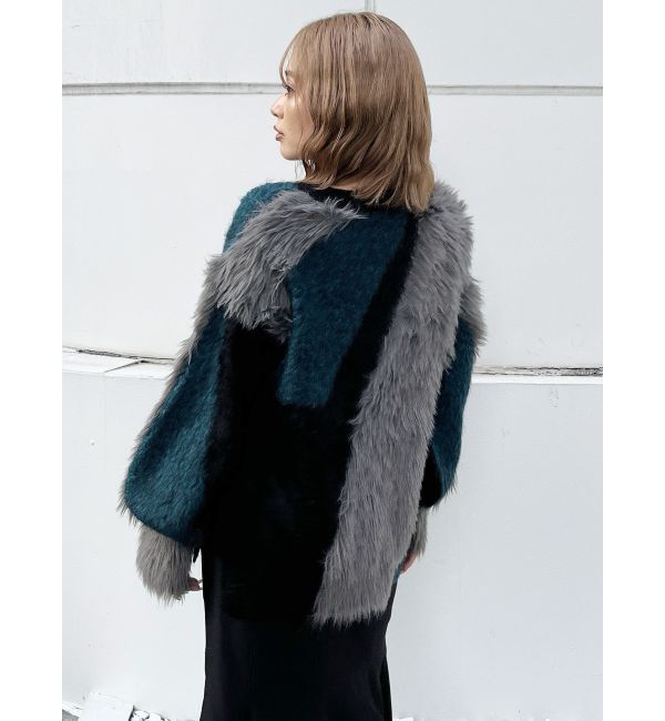 MURUA「【YUKKOコラボ】MIXヤーンチュニックニット」|ニット・セーター|