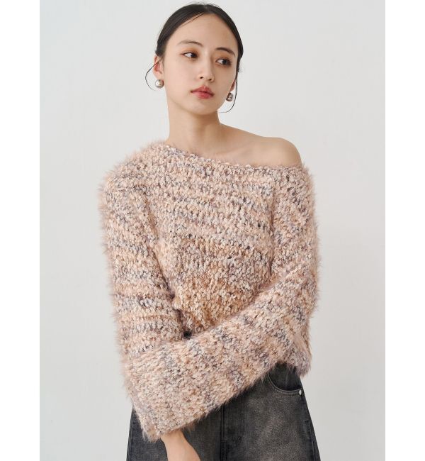 MURUA「MIXシャギールーズニット」|ニット・セーター|