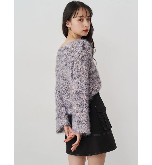 MURUA「MIXシャギールーズニット」|ニット・セーター|