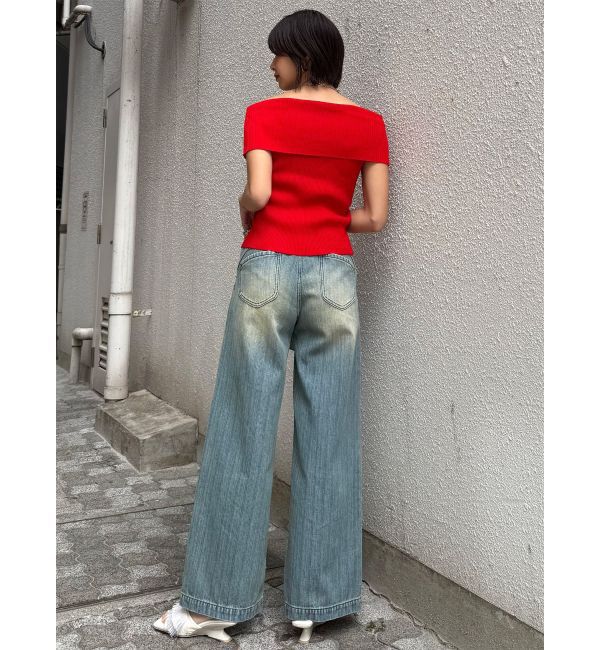 MURUA「レイヤードライクオフショルダーニット」|ニット・セーター|