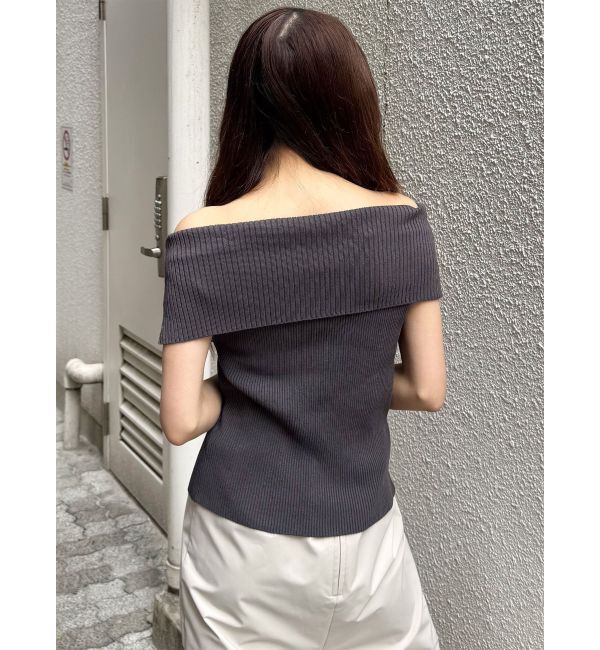 MURUA「レイヤードライクオフショルダーニット」|ニット・セーター|