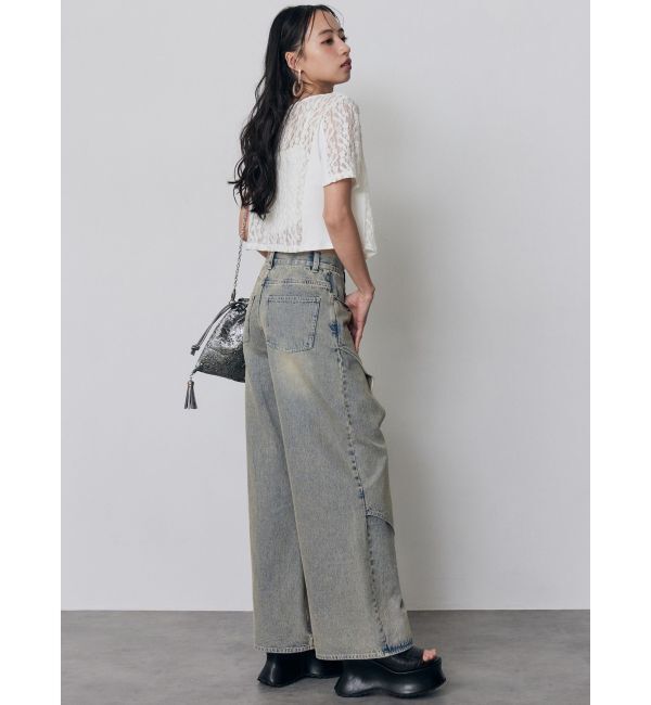 MURUA「レーシーアンサンブルトップス」|Tシャツ・カットソー|