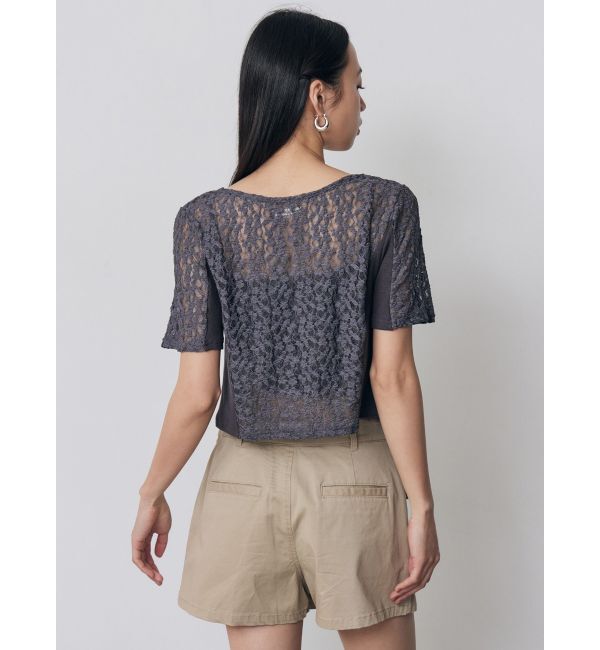 MURUA「レーシーアンサンブルトップス」|Tシャツ・カットソー|