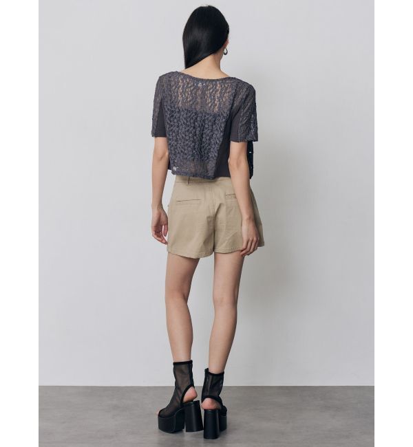 MURUA「レーシーアンサンブルトップス」|Tシャツ・カットソー|