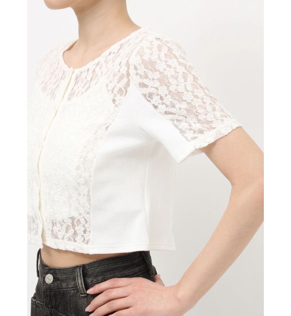 MURUA「レーシーアンサンブルトップス」|Tシャツ・カットソー|