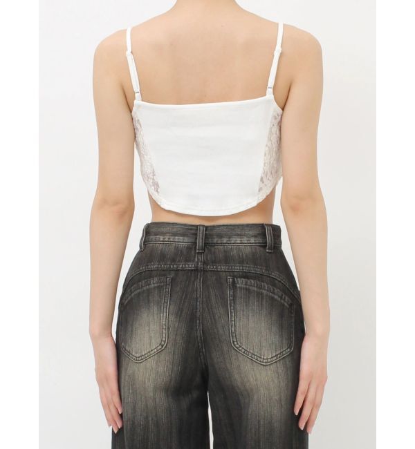 MURUA「レーシーアンサンブルトップス」|Tシャツ・カットソー|