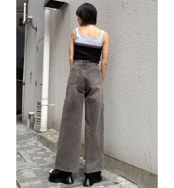 MURUA「ベアドッキングテレコタンク」|タンクトップ|