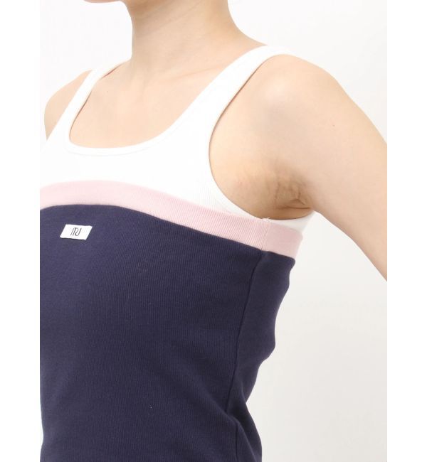 MURUA「ベアドッキングテレコタンク」|タンクトップ|