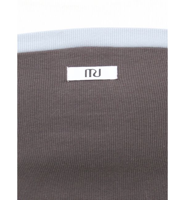 MURUA「ベアドッキングテレコタンク」|タンクトップ|