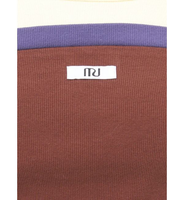 MURUA「ベアドッキングテレコタンク」|タンクトップ|