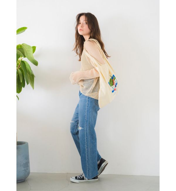 Ungrid「メッシュロングスリーブTee」|Tシャツ・カットソー|