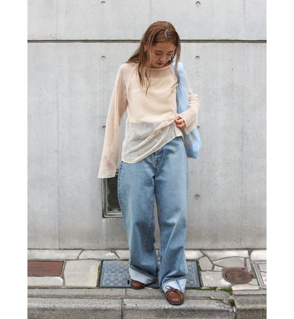 Ungrid「メッシュロングスリーブTee」|Tシャツ・カットソー|