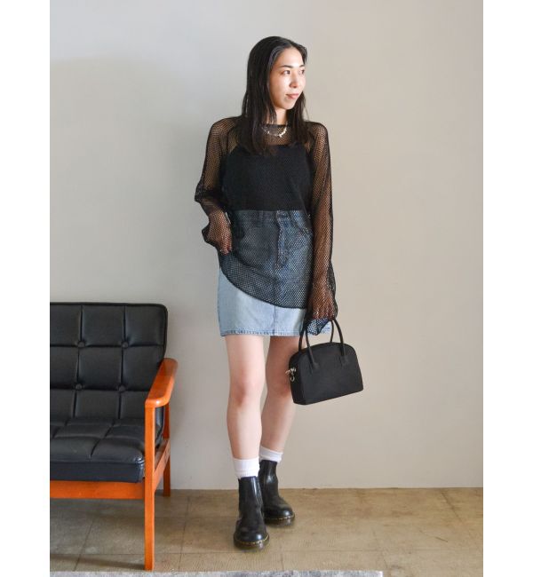 Ungrid「メッシュロングスリーブTee」|Tシャツ・カットソー|