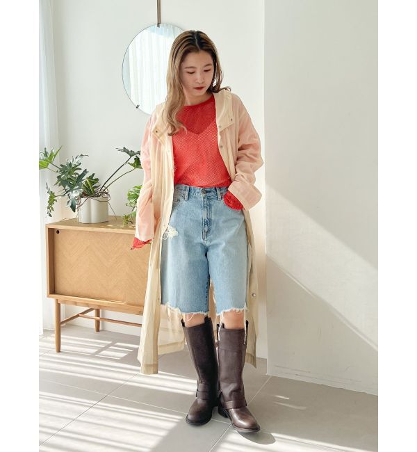 Ungrid「メッシュロングスリーブTee」|Tシャツ・カットソー|