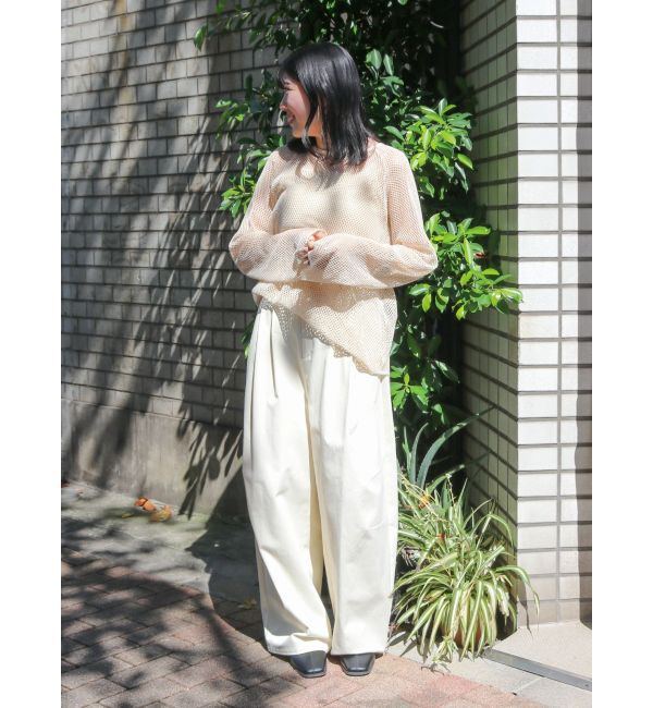 Ungrid「メッシュロングスリーブTee」|Tシャツ・カットソー|