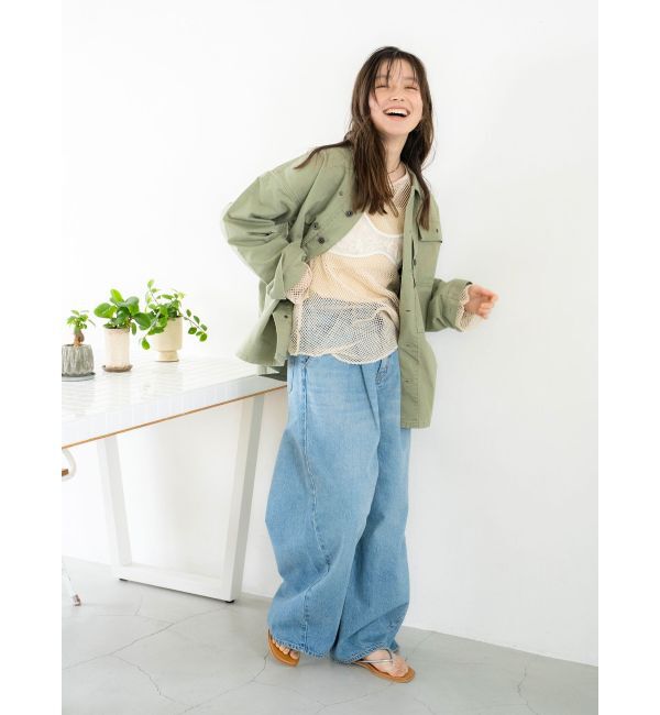 Ungrid「メッシュロングスリーブTee」|Tシャツ・カットソー|