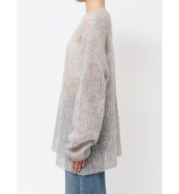 Ungrid「アルパカ混透かし編みニット」|ニット・セーター|