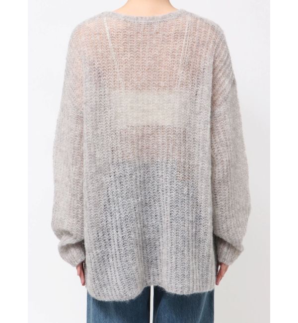 Ungrid「アルパカ混透かし編みニット」|ニット・セーター|
